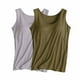 thumbnail image 1 of Camisola de manga corta para mujer con almohadilla para el pecho, sin aros de acero, ropa interior para yoga, pijamas deportivos para mujer, 1 of 2
