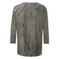 thumbnail image 5 of Ruimatai Women's Hollow Out T-Shirt 3/4 Sleeve Round Neck Casual Blouse Soft Polyester Summer Fashion Top Sexy Stylish Comfortable Daily Wear, 5 of 5