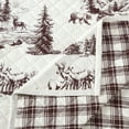 thumbnail image 4 of White Pine with Deer and Bear Reversible Quilt Set - Twin, Queen or King, 4 of 7