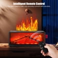 thumbnail image 6 of YTAKY Diffuser, Flame Diffuser, with 7 Colors Flame Fireplace Cool Mist Humidifier with Remote Control, 3 Timer and Waterless Auto-off Oil Diffuser for Home Room Office, 6 of 9