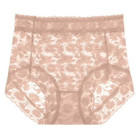 

ZRBYWB Women s Panties Women s Fashion High Waist Underwear Panties Lace Quality Hollow Underpants Ladies Cotton Breathable Transparent Underwear For Women