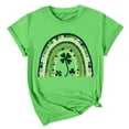 thumbnail image 5 of Otvok Summer Patricks Blouses Women'S St. Patrick'S Day Short-Sleeve Round-Neck Pullover Casual Tops, 5 of 6