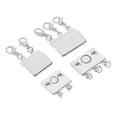 thumbnail image 3 of Necklace Layering Clasp Magnetic 2-3 Strands Separator Layered Look for Silver 6pcs, 3 of 9