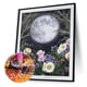 thumbnail image 3 of Cuadros Decorativos Kits de pintura de diamantes de jardín bajo la luna decoración Ehuebsd de pared de la habitación del hogar con taladro redondo completo, 3 of 8