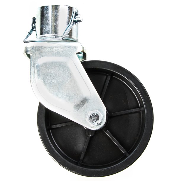 Biltek 6&quot; Trailer Jack Swivel Caster Wheel with Locking