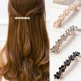 thumbnail image 1 of Épingle à Cheveux pour Femmes en Strass Exquis avec Fausse Perle, Pince à Cheveux, Coiffage, Déco, 1 of 8