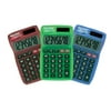 Victor Technology 700BTS 8-Digit Solar/Battery Pocket Calculator, Assorted Translucent Colors