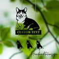 thumbnail image 3 of Handmadetneonsign Custom Metal Corgi Dog Wind Chime, Personalized Metal Corgi Dog Garden Decor, 3 of 5