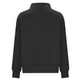 thumbnail image 4 of GigrtiJin Women Oversized Sweatshirt Long Sleeve Collar Button Pullover Tops Solid Color Casual Sweatshirts with Pocket, 4 of 4