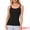 Black, variant on DARING DIVA Lace Camisole Tank Cotton Cami Pajamas Undershirt XS White