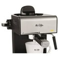 2.5Cup Black Drip Coffee Maker, Steam Espresso Machine, Cappuccino and