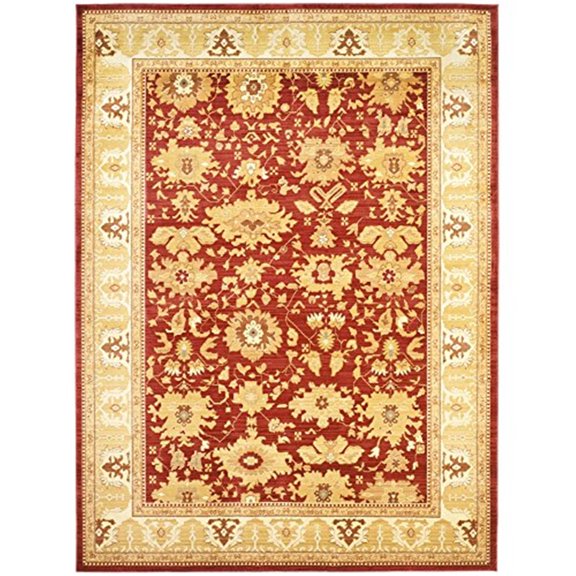 Traditional Rug - Heirloom Polypropylene, 2850Gr/Sqm -Red/Gold Style-B-Color:Red/Gold,Design:Traditional,Shape:Large Rectangle,Size:13'L x 9' 6''W