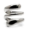 thumbnail image 3 of Womens Rings High polished (no plating) Stainless Steel Ring with No Stone TK037, 3 of 6