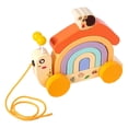 thumbnail image 2 of Apilador de arco iris de madera Montessori Creative para enseñar a bebés en perfke Bloque de construcción del arco iris, 2 of 9