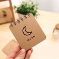 thumbnail image 4 of Weather Series Sofe Cover Portable 9.5x8.5cm Spiral Journey Notebook Wirebound Memo Notepad, 4 of 6