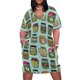 thumbnail image 2 of Vestido holgado con bolsillos y diseño de tarro de pepinillos. Vestido de noche para mujer. Vestidos de verano para cumpleaños., 2 of 7
