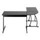 thumbnail image 3 of Escritorio en forma L Negro, Escritorio Grande(147*112*74cm) HOMEMAKE FURNITURE Industrial, 3 of 5