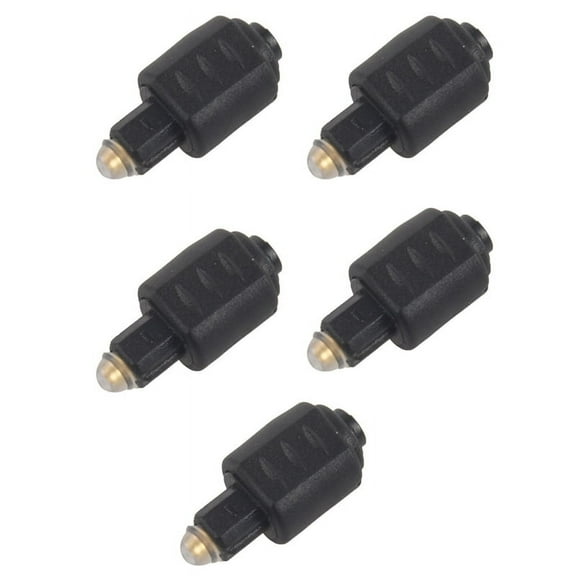 5X Mini Optical Audio Adapter 3.5MM Female Jack to Digital Toslink Male Plug for Amplifier