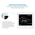 thumbnail image 4 of Mistaha WIFI Water Underfloor Heating 3A Thermostat with Application & Voice Control 3.5 Inch LCD Display Intelligent Programmable Thermostat Child Lock, 4 of 8