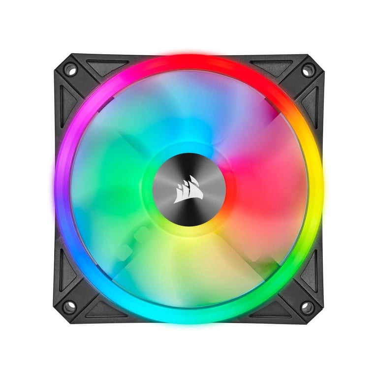 Corsair iCUE QL120 RGB 120mm PWM Single Fan - 1 Pack - Walmart.com