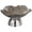 Light Ashy, variant on BINGLI Pedestal Fruit Bowl, Snack Storage Holder, Fruit Tray, Dessert Display Stand, Decorative for Living Room Kitchen Home with Silver Base Light Ashy