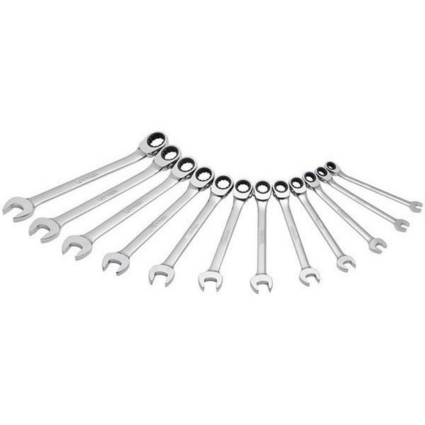 Juego De 12 Llaves De Matraca Spline Métricas Jlmc12m Urrea Urrea JLMC12M