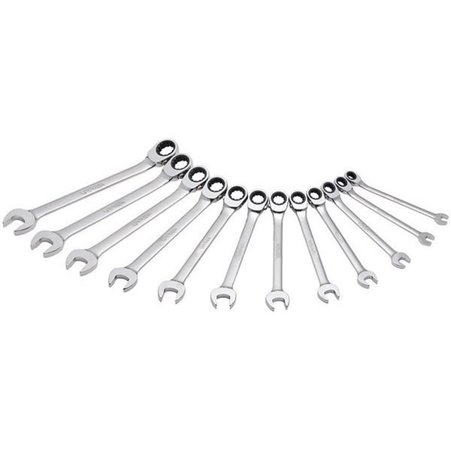 Juego De 12 Llaves De Matraca Spline Métricas Jlmc12m Urrea Urrea JLMC12M
