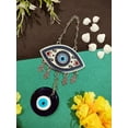 thumbnail image 4 of Evil Eye Hanging for Home Entrance Door Decoration, Nazar Battu for Home Protection, Good Luck Charm and Prosperity, Big Size (Meenakari Eye White), 4 of 5
