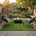 thumbnail image 4 of ECARPET Outdoor Artificial Grass Rug, Durable Faux Turf Carpet for Patio and Balcony, Green, 4 of 7
