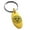 Gold, variant on Stainless Steel Celtic Triskele Triskelion Triple Knot Engraved Small Oval Charm Keychain Keyring