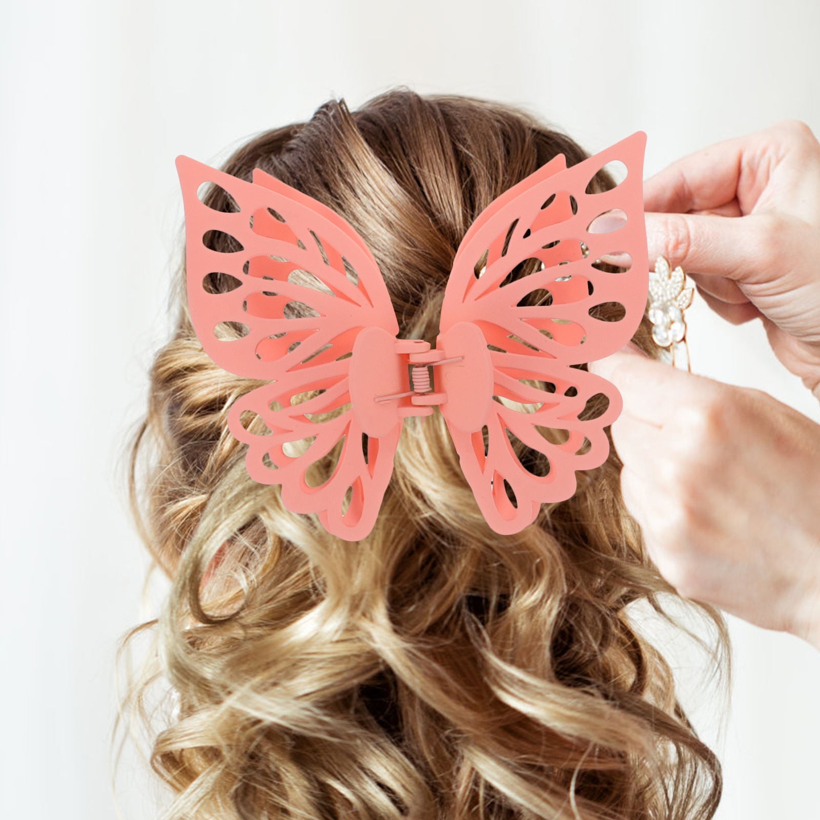 BESTYASH 8-Piece Large Butterfly Hair Clips for Women, Perfect Birthday and Wedding Accessories