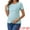 Blue, variant on Women's Double Layer Maternity Nursing Tops L Blue