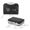 thumbnail image 4 of Cassette Tape-to-MP3 Converter Save into USB Flash Disk Auto Partition Standalone Recorder w/ Earphone Black, 4 of 4