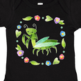 thumbnail image 4 of Inktastic Praying Mantis with Flowers and Leaves Boys or Girls Baby Bodysuit, 4 of 5