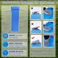thumbnail image 2 of Mosiee Ultra-Lightweight Inflatable Sleeping Pad With Foot Pump For Outdoor Comfort!, 2 of 9