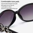 thumbnail image 5 of Vintage Oversized Square Sunglasses for Women,Retro Womens Luxury Big Sun Glasses,Style:Style 2;, 5 of 8