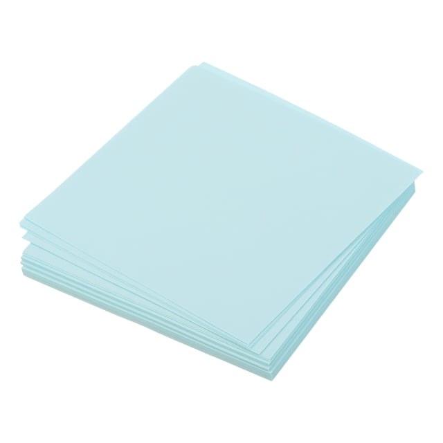 Uxcell Origami Paper Double Sided Sheet for Art Craft Project Beginner 50 Sheets Light Blue 2.5x2.5 inch
