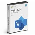 thumbnail image 1 of PrimeMicsoft Visio 2024 Professional | Product Key Card Included | Full Version | Lifetime License | Win, English Intl, 1 of 4