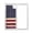 Multicolor, variant on Vintage American Flag Window Privacy Film, Retro Rustic USA Flag Static Cling UV Sun Blocking Tint Film Heat Control Windows Films for Bedroom Bathroom, Window Stickers 35.4"x78.7"