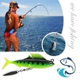 thumbnail image 4 of Señuelo suave 3D Eyes Jig Head cebo de pesca artificial con lentejuelas verde FLhrweasw  Nuevo, 4 of 5