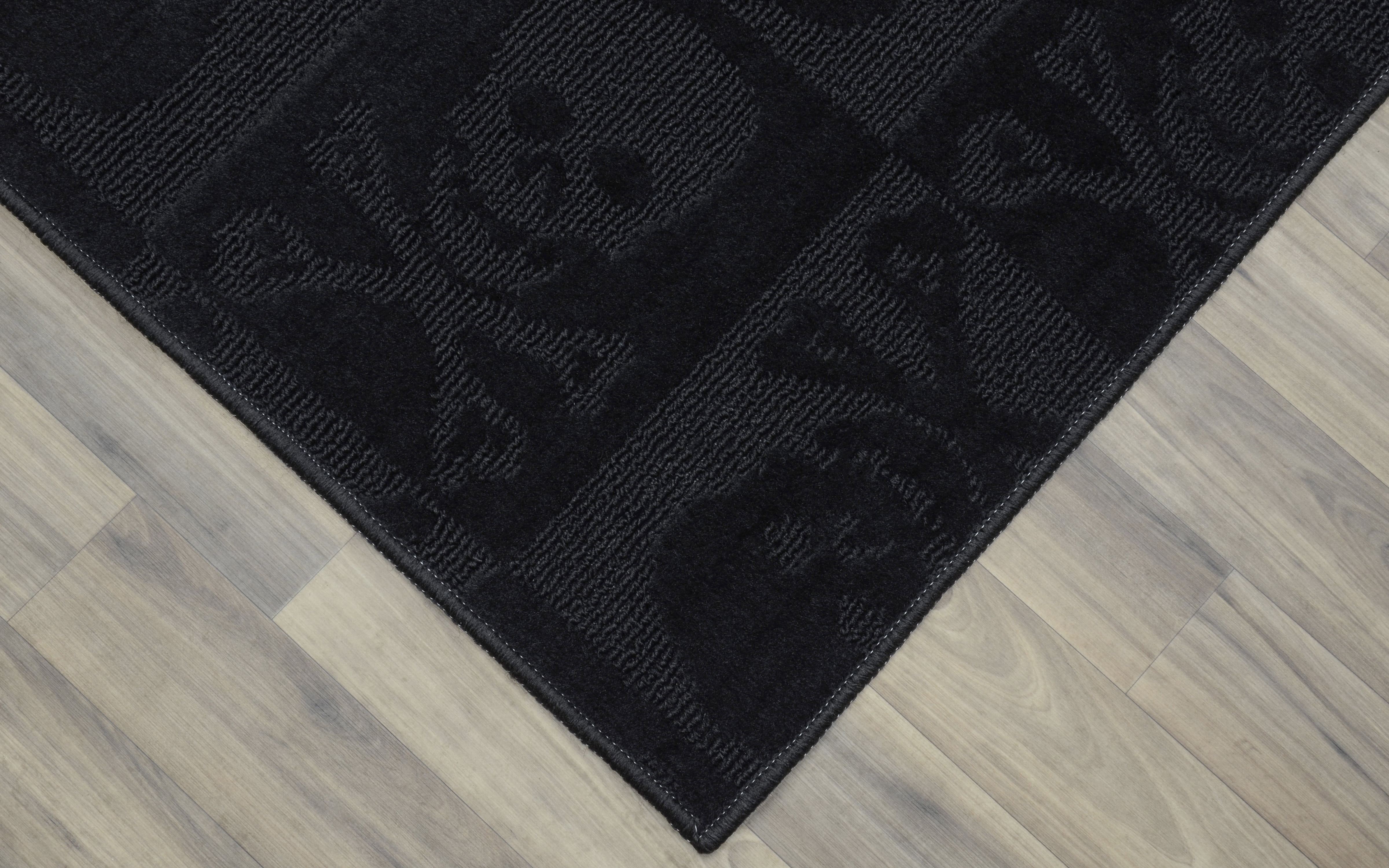 Garland Rug Skulls Black Indoor Area Rug, 5' x 7'