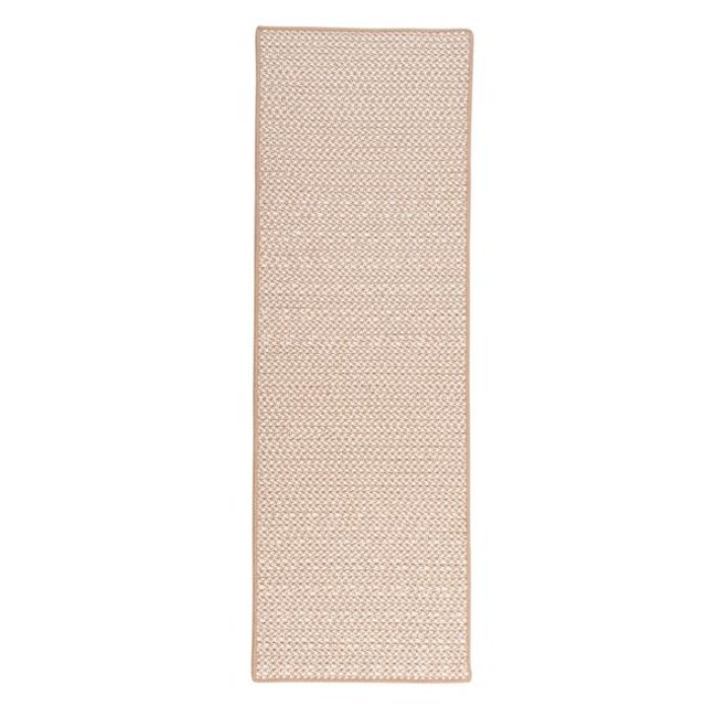 Colonial Mills Rug HB89R030X060S 2 ft. 6 in. x 5 ft. Herringbone Mudroom Braided Runner Sand