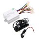 thumbnail image 4 of Kit de conversión de bicicleta eléctrica de 12 V y 500 W con motor cepillado y acelerador de pie para scooters y triciclos, 4 of 8