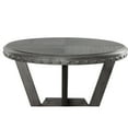 thumbnail image 6 of Steve Silver Alamo Indoor Industrial Wood and Nailhead 24" Height Round End Table, Gray, 6 of 9
