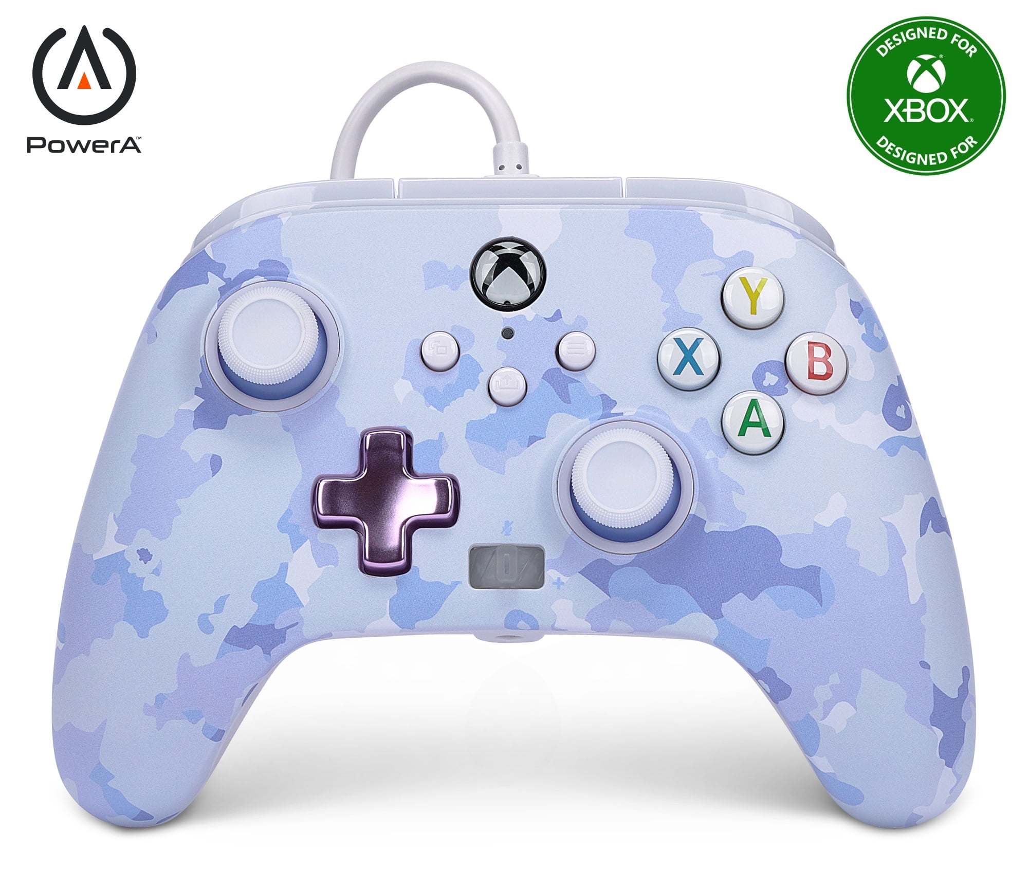 PowerA Enhanced Wired Controller for Xbox Series X|S - Purple Camo