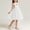White, variant on DAETIROS Girls Tulle Dress Halter Neck High Waist Flowy Skirt Party Wedding Birthday Dresses for Kids Little Girls Kids Black,Size 9-10 T