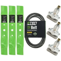 8TEN Blade Spindle Screw Belt Set for John Deere L120 L130 GY20785 MK1001763