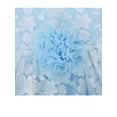 thumbnail image 2 of Popatu Girls' Blue Sleeveless Party Floral Lace Dress, 5-6, 2 of 4