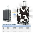 thumbnail image 6 of Lsque Cow Skin 2 Printed Luggage Cover, Travel Luggage Protector,Scratch and Dirt Resistant, Fits 18-32 Inch Luggage - X-Large, 6 of 9