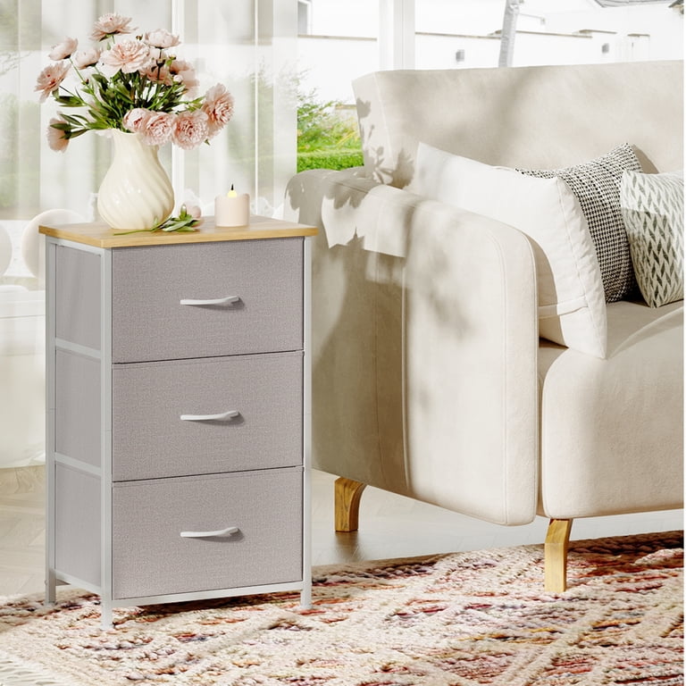 small dresser nightstand Wlive Nightstand Set of 2 2 Drawer Dresser for Bedroom Small Dresser with 2 Drawers Bedside Furniture Night Stand End Table for Bedroom College Dorm -
